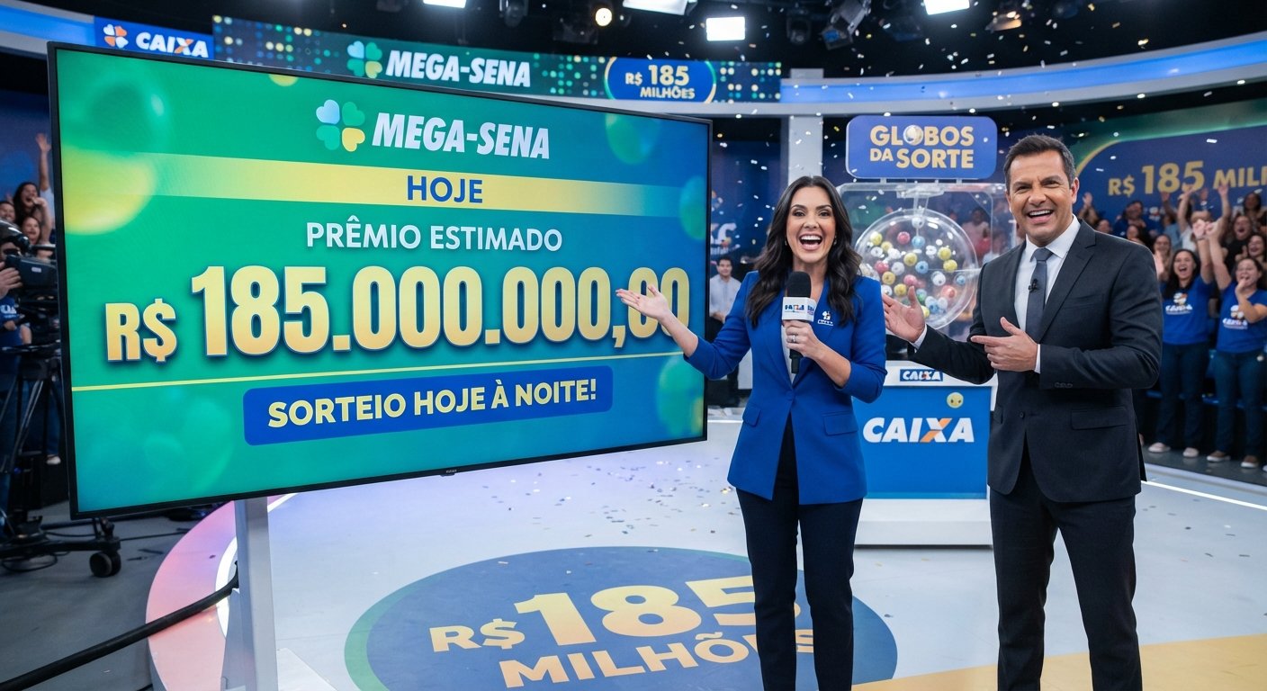 No momento você está vendo Mega-Sena prêmio vai a R$ 185 milhões